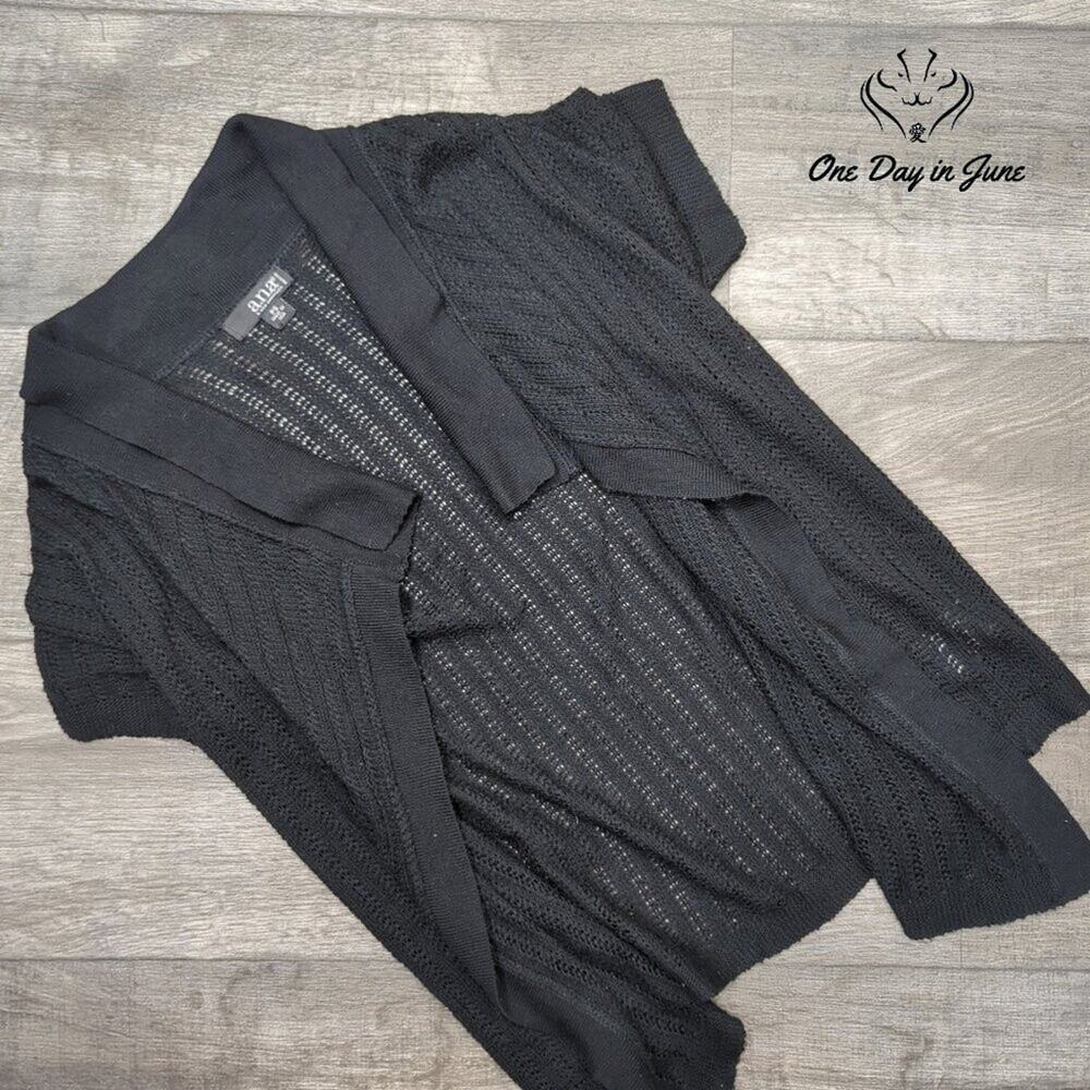a.n.a Petite Short Sleeve Cardigan Sweater Size PS